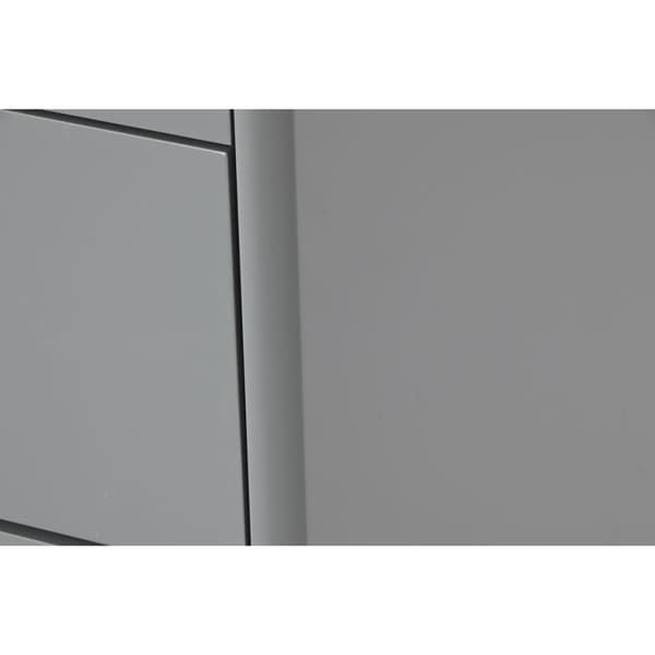 Kommod Home ESPRIT Blå Grå Naturell polypropen Trä MDF 120 x 40 x 75 cm