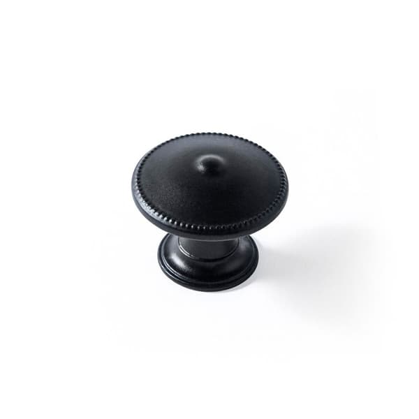 Dørhåndtag Rei 3121 Sort Metal Ø 30 x 24 mm 4 Dele