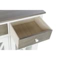 Pikkukuva 5 / 7: Lipasto DKD Home Decor Valkoinen Harmaa Kristalli Poppeli Cottage 80 x 40 x 85 cm
