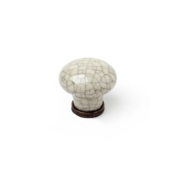 Ovinuppi Rei 818 Valkoinen Metalli Käytetty Ø 30 x 27 mm (2 osaa)