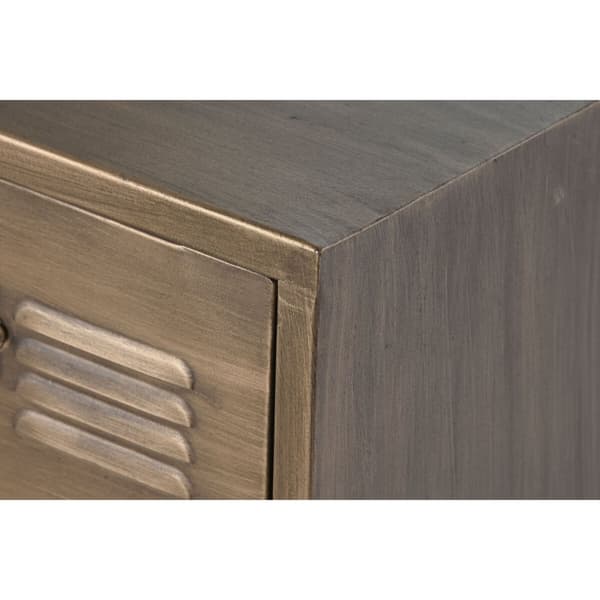Lipasto Home ESPRIT Kullattu Metalli Loft 78 x 34 x 70 cm