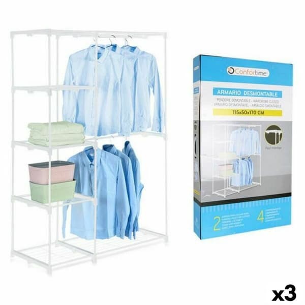 Cabinet that can be Dismantled Confortime Metalli 115 x 50 x 170 cm