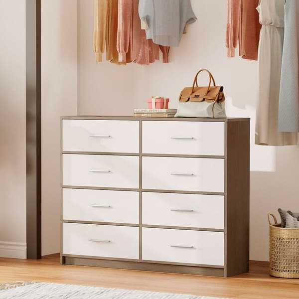 Lipasto Max Home Valkoinen Harmaa Moderni 114 x 92 x 30 cm