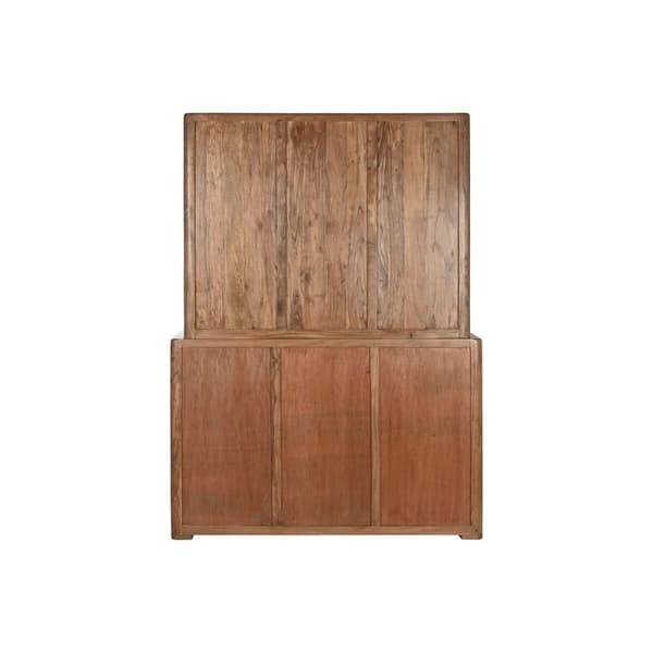 Skjermstativ Home ESPRIT Brun Krystall Akasia 140 x 45 x 180 cm