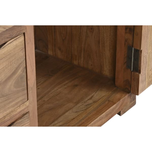 Display Stand Home ESPRIT Brun Krystal Akacie 140 x 45 x 180 cm