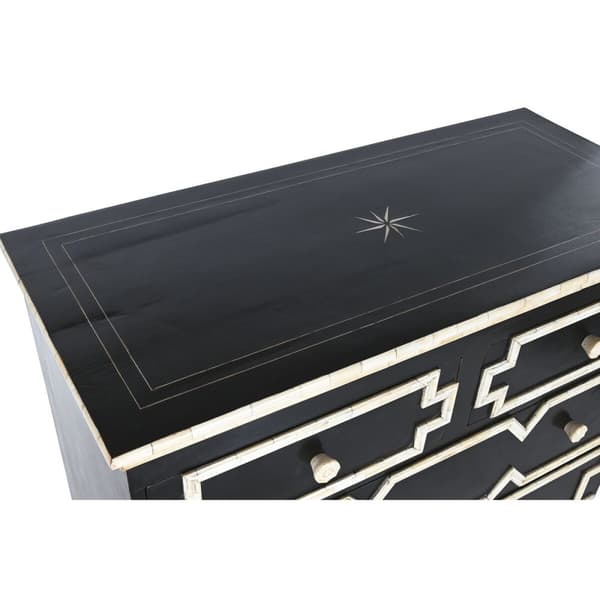 Lipasto Home ESPRIT Musta 111 x 51 x 99 cm