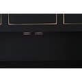 Pikkukuva 7 / 9: Lipasto DKD Home Decor Musta Kullattu Kuusi Puu MDF Itämainen 63 x 28 x 101 cm