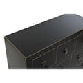 Pikkukuva 2 / 9: Lipasto DKD Home Decor Musta Kullattu Kuusi Puu MDF Itämainen 63 x 28 x 101 cm