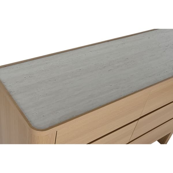Lipasto Home ESPRIT Luonnollinen Vaaleanharmaa Moderni 120 x 40 x 80 cm