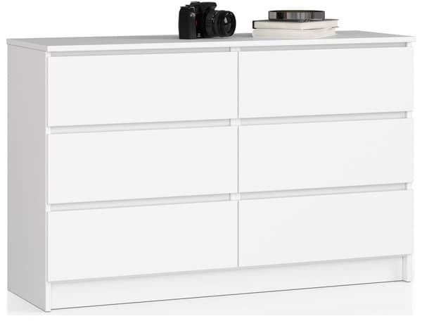 KOMMODE K120 6SZ CLP HVID