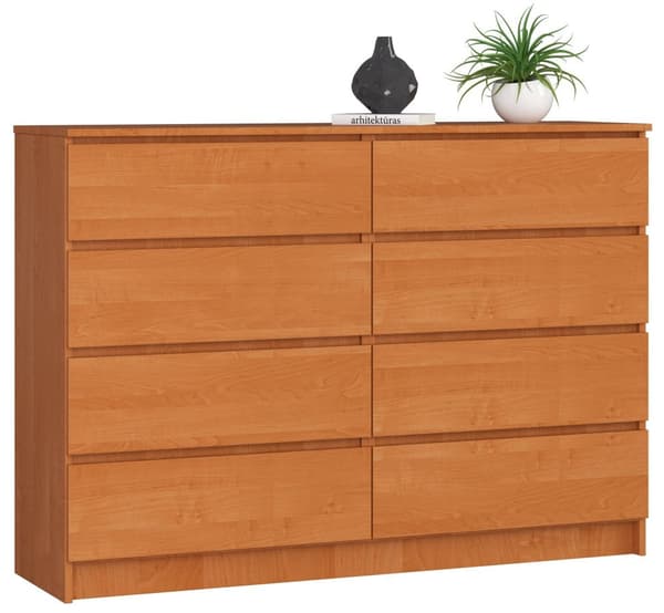 KOMMODE K140 8SZ CLP VALNØD