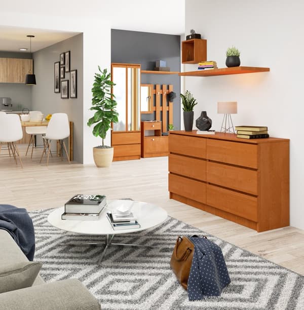 KOMMOD K140 6SZ CLP VALNÖT