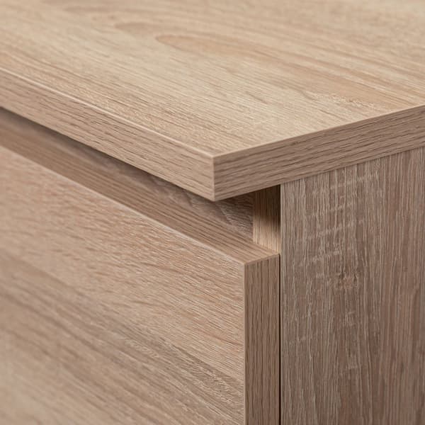 KOMODA K 120 cm 8 LAATIKKOA DÄB SONOMA