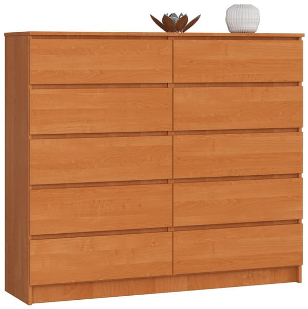 KOMMODE K140 10SZ CLP VALNØD