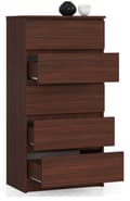 Miniatyrbild 2 av 6: KOMMOD K 60 cm 5 LÅDOR WENGE