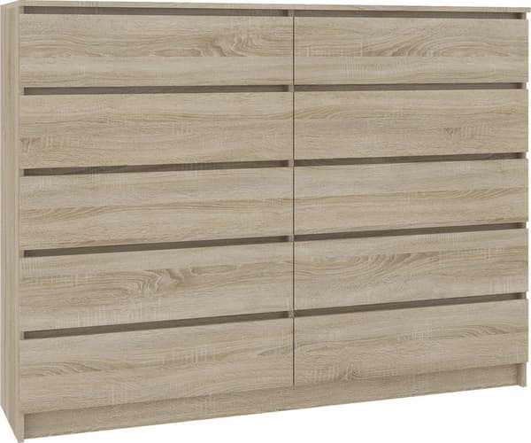 KOMMODE K160 10SK CLP DåB SONOMA