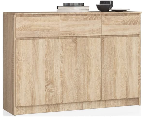 KOMMOD K140 3D 3SZ CLP PK DĄB SONOMA