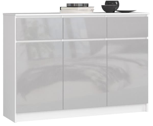 KOMMODE K140 3D 3SZ CLP METALIK GLANSEDE