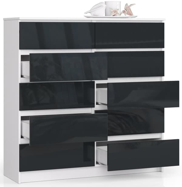 KOMODA K120 10SZ CLP GRAFIT KIILLO