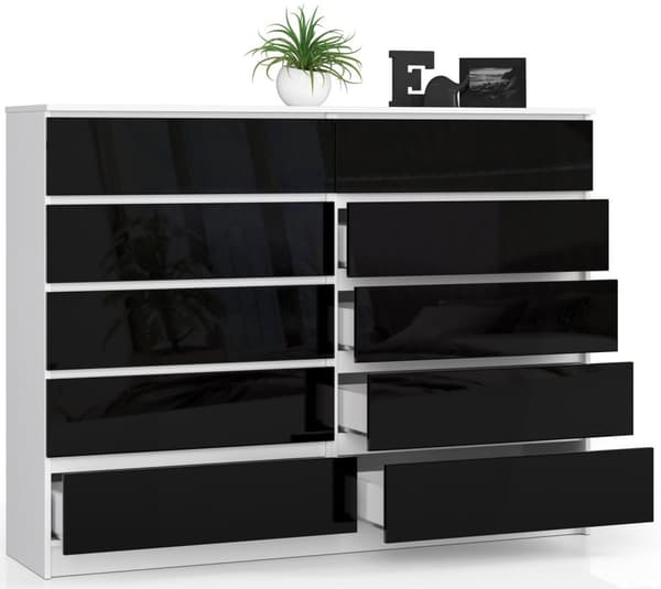 KOMMODE K160 10SZ CLP SORT HIGH GLOSS