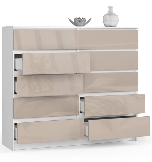 KOMMODE K140 10SZ CLP CAPUCCINO GLANS