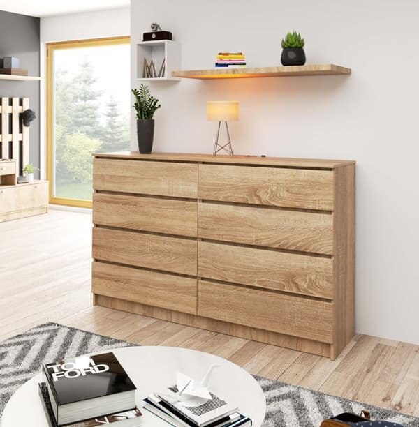 KOMMODE K160 8SZ CLP DĄB SONOMA