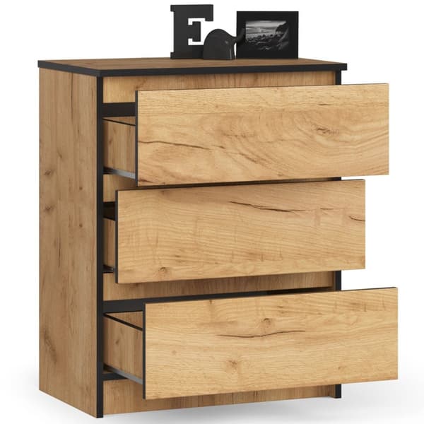 KOMMODE K60 3SZ CLP DæRHÅND VED DÅB CRAFT