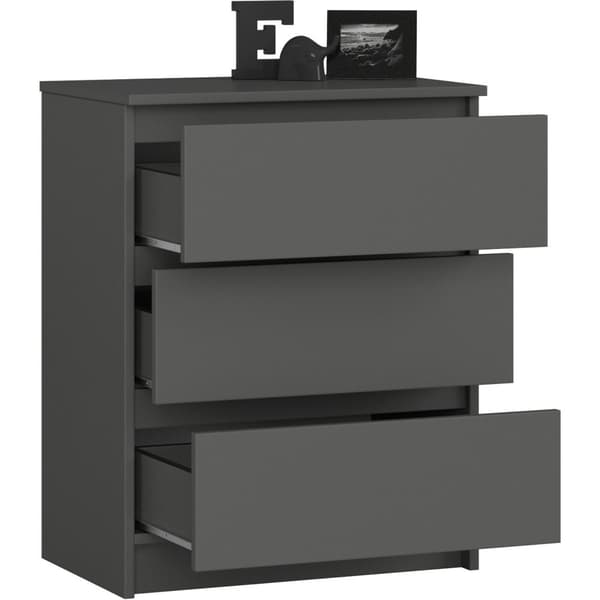 KOMODA K60 3SZ CLP GRAFIT HARMAA