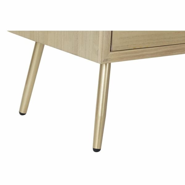 Kommode DKD Home Decor Gylden Natur Metal Gran Træ MDF Moderne 80 x 40 x 87,5 cm