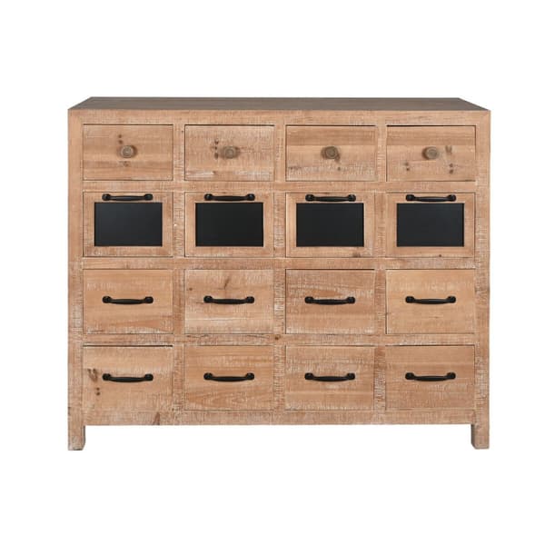 Lipasto Home ESPRIT Musta Luonnollinen Metalli Kuusi Cottage 110 x 40 x 92,5 cm