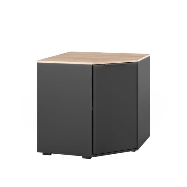 Skänk Betti, 77,9x77,9cm med 1 dörr, Antracit/Sonoma, Vicco