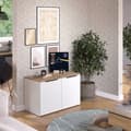 Miniatyrbild 4 av 6: Sideboard Wido, 40x50cm med 2 dörrar, Vit/Sonoma, Vicco