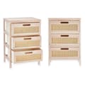 Miniatyrbilde 3 av 4: Kommode Rattan Naturell 40 x 58 x 29 cm 3 skuffer