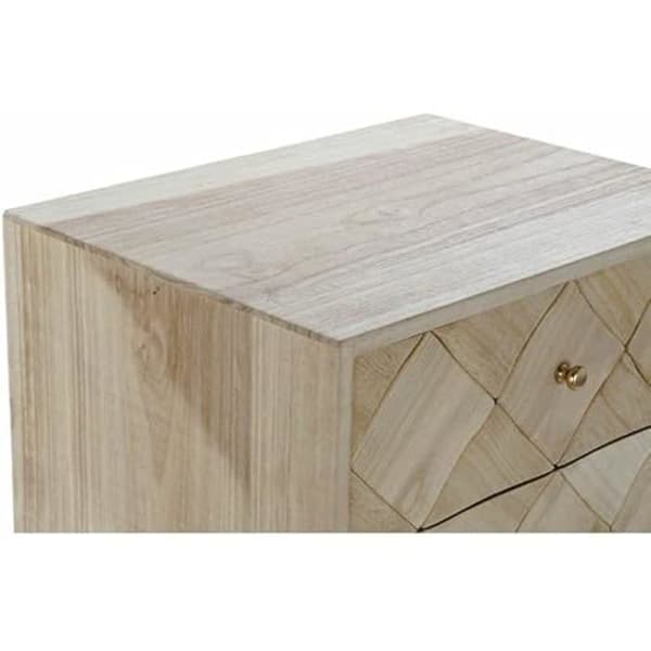Lådenhet - DKD HOME DECOR - Ljusbrun metall - 3 lådor - 45 x 35 x 93 cm - Kontor