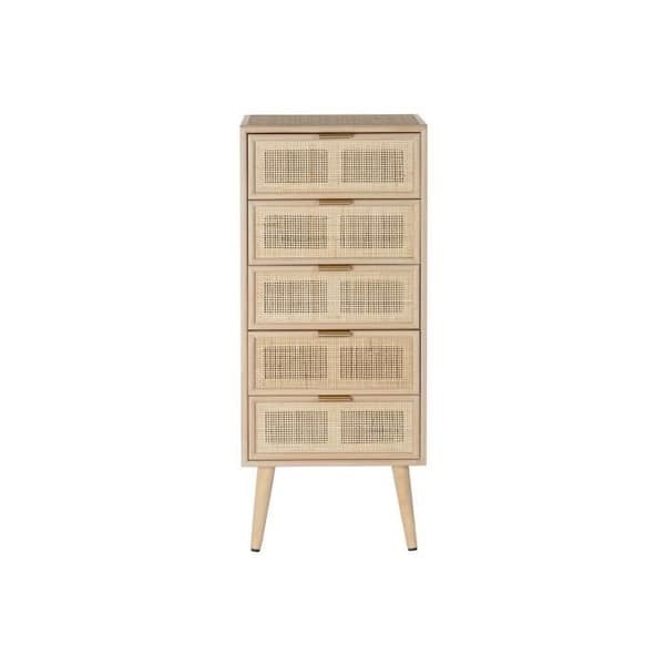 lådenhet paulownia trä mdf trä (42 x 36,5 x 100,5 cm)