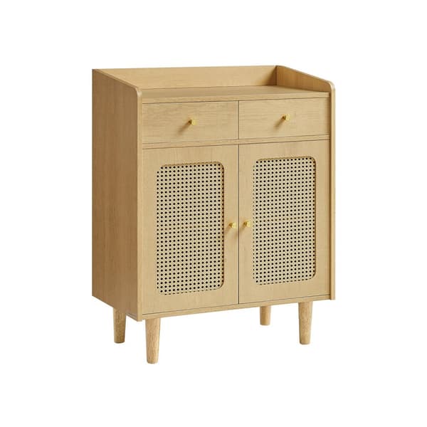 Rattan -ilmeen ovet, tammi beige