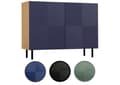 Miniatyrbillede 1 af 7: Kommode KAMA 2D/K ARISAN NAVY BLUE