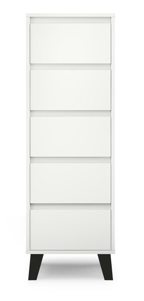 Scandi Kommode 5S HVID