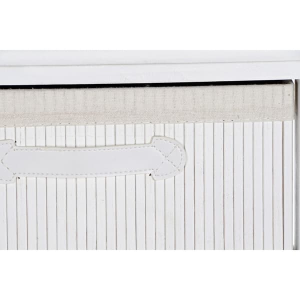 Kommode DKD Home Decor Hvid Bambus Paulonia træ 42 x 32 x 63 cm