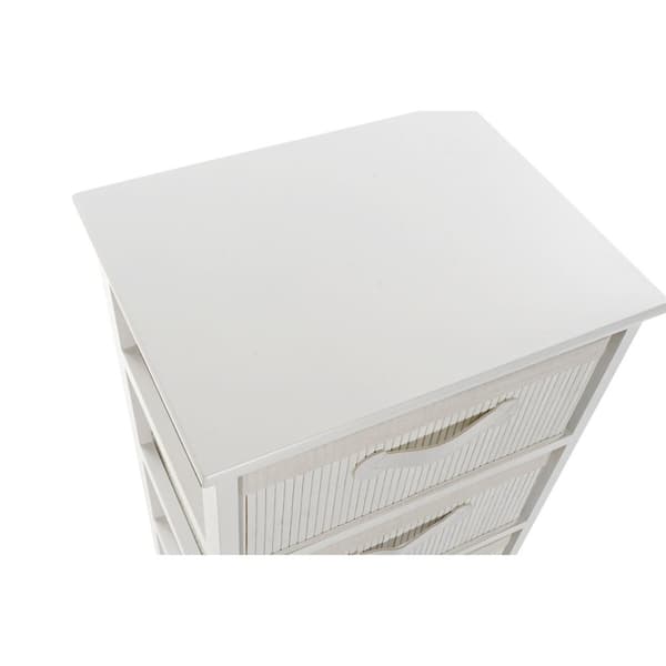 Kommode DKD Home Decor Hvit Bambus Paulownia-tre 42 x 32 x 81 cm