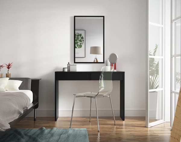 ASTRAL spegel för sminkbord ASTRAL 50x80cm svart