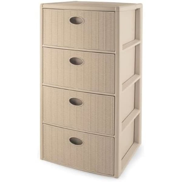 Byrå - STEFANPLAST - Elegans - 4 lådor - Kashmir