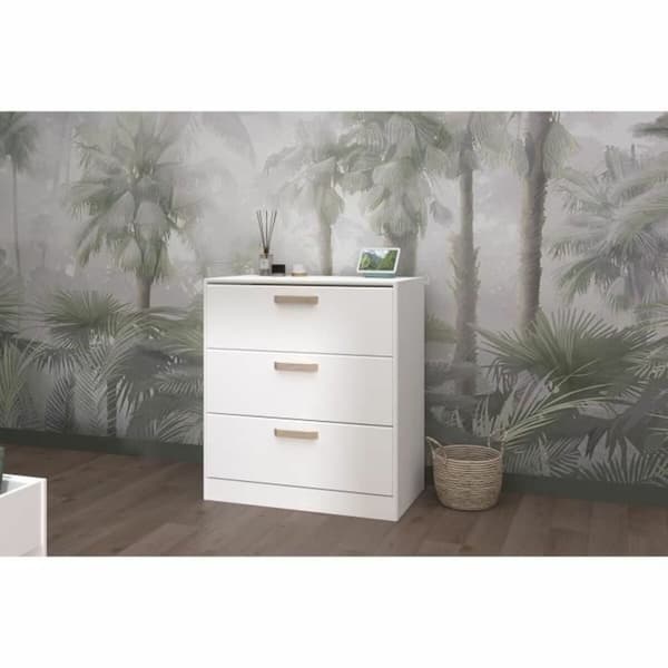 Lipasto Parisot Valkoinen 79,7 x 87,8 x 43,8 cm