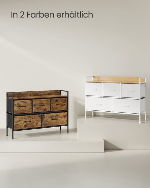 Byrå, SONGMICS, 29x98,2x70 cm, Vintagebrun.