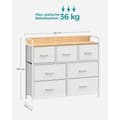 Miniatyrbillede 7 af 9: Kommode, LTS137B01, 98x85 cm, Hvid-Eg