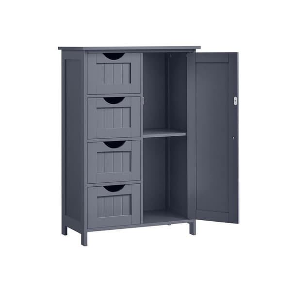 Sideboard, Badeværelsesskab, 30x55x82 cm, Mørkegrå