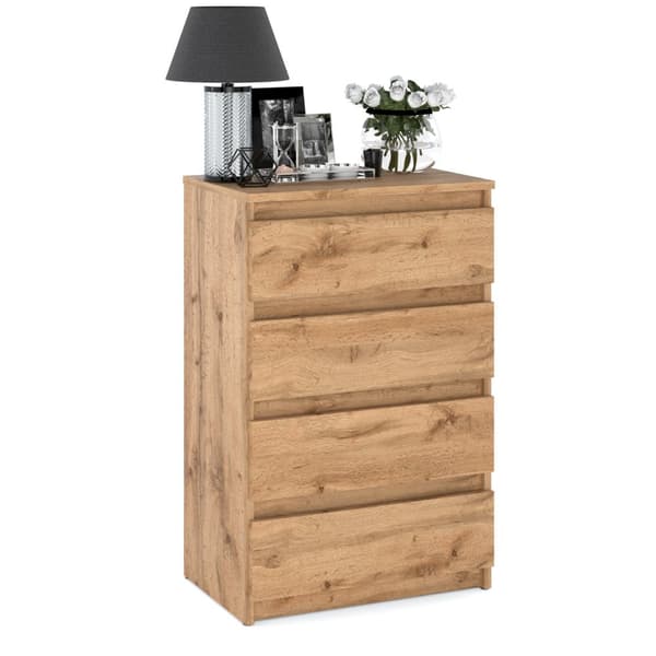 Lipasto Oak Wotan 60 CM 4S TV Kaappi Olohuoneen Makuuhuoneen kalusteet