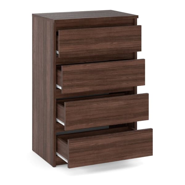 Byrå Wenge Ek 60 CM 4S TV-skåp Möbel för Vardagsrum Sovrum