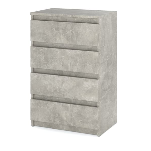 Kommode TV-skab til Stue Beton 60CM Skænk Garderobe Soveværelse
