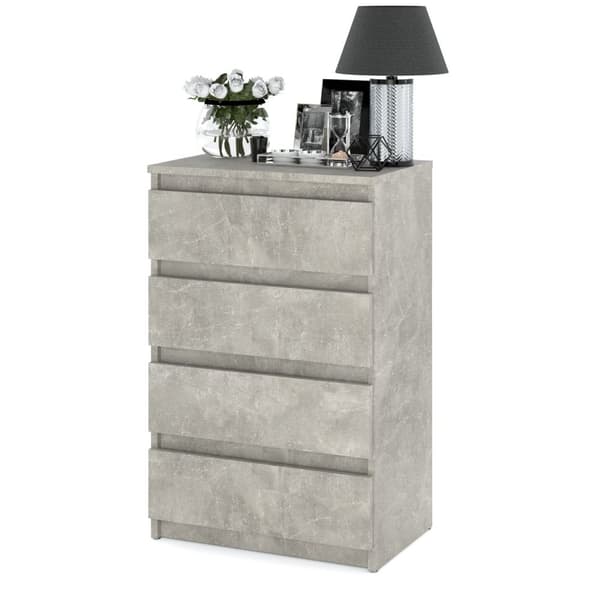 Kommode TV-skab til Stue Beton 60CM Skænk Garderobe Soveværelse